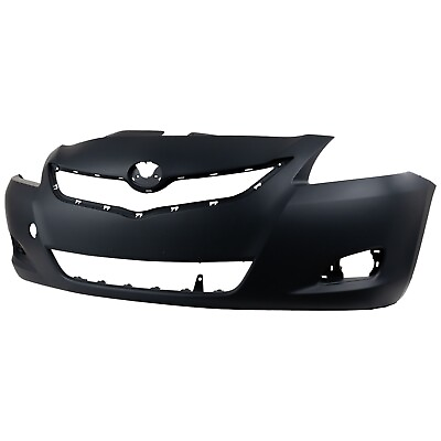 #ad Front Bumper Cover For 2007 2012 Toyota Yaris Sedan with Fog Lamp Holes Primed $129.68