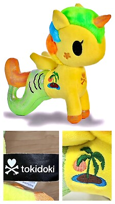 #ad Tokidoki Mermicorno Tropica Plush Stuffed Animal Kawaii Mermaid Unicorn 2017 8quot; $17.99