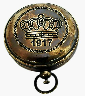 #ad Nautical Vintage Brass Pocket Push Button Compass 2 Inch Christmas Marine Gift $27.67