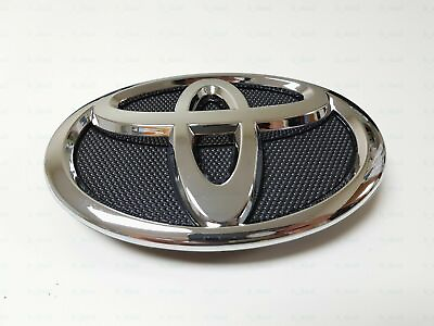 #ad 2009 2013 140MM BLACK CHROME FRONT GRILL EMBLEM BUMPER Fit for TOYOTA COROLLA $17.98