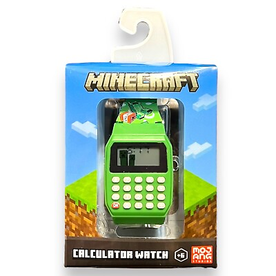 #ad Minecraft creeper Calculator watch by Mojang Brand New Great gift idea for kids $19.99