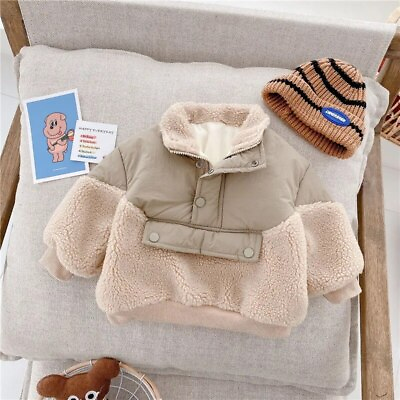 #ad Kids Infant Girls Winter Warm Jacket Thick Boy Fall Clothes Outerwear Christmas $38.75