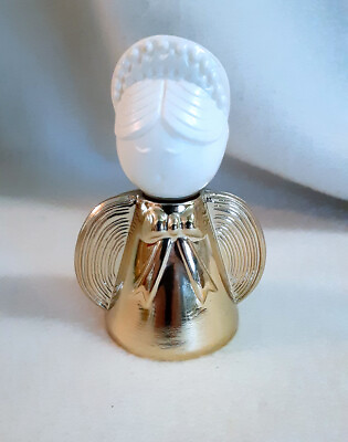 Small Avon Gold amp; White Angel bottle Occur Cologne Perfume full no box $6.99
