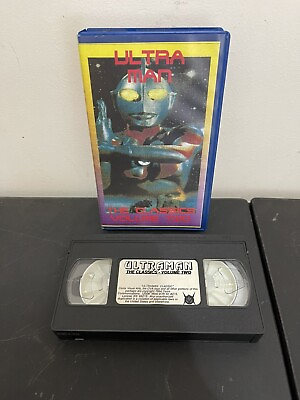 #ad Ultraman Vintage VHS The Classics Volume Two Rare 90s Savior Of The Earth ⚡️ $24.25