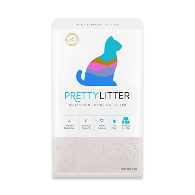 #ad Pretty Litter Cat Litter 8lb Health Monitoring Cat Litter $23.75