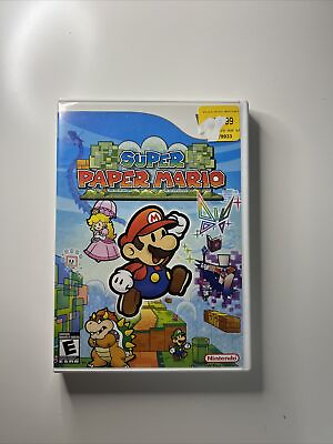 #ad Super Paper Mario Wii Nintendo Wii 2007 Complete Video Game C $24.75