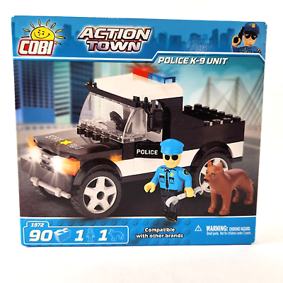 #ad COBI ACTION TOWN Police K 9 Unit 1572 Building Blocks Made In Poland $19.99