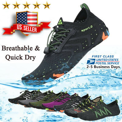 #ad Water Shoes Quick Dry Barefoot for Swim Diving Surf Aqua Sport Beach Vacation $24.97