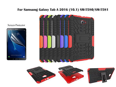 #ad For Samsung Galaxy Tab A 2016 10.1 Heavy Duty TPU PC Case amp; Screen Protector AU $5.85
