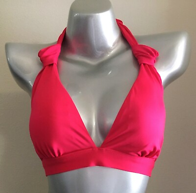 #ad Nwt Victorias Secret Knotted Push Up Lined Triangle Swim Bikini Top S $22.98