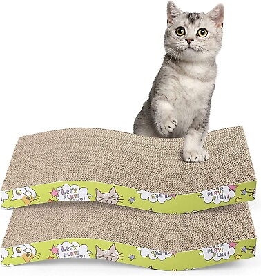 #ad Cat Scratch Pad Scratching Post Board Lounge Kitty Scratcher Mat Bed Furniture $12.98