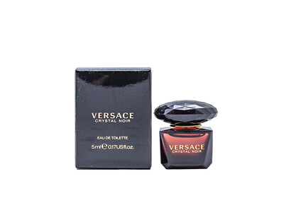 #ad #ad Mini Versace Crystal Noir by Versace 0.17 oz EDT Perfume for Women New In Box $9.94