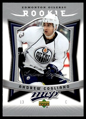#ad 2007 08 Upper Deck MVP Andrew Cogliano Rookie Edmonton Oilers #363 C $3.15