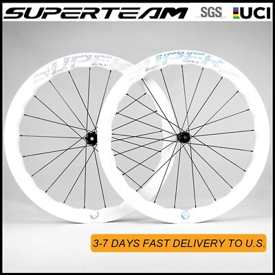 #ad Superteam ULTRA Disc Brake Wheelset 53mm depth 28mm width Tubeless Carbon Wheels $530.00