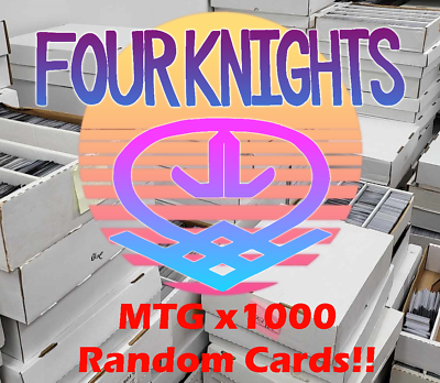 #ad 1000 MTG Magic Card Lot Collection Bulk with Foils and Rares Magic The Gathering $26.99