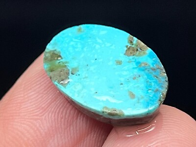 #ad 15CT 100% Natural Red Mountain Magnificent Blue Turquoise Cabochon with Pyrite $24.99