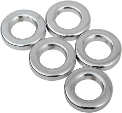 #ad Drag Specialties Chrome Steel Spacers 5 16in. x 1 8in. MPB507 $22.55