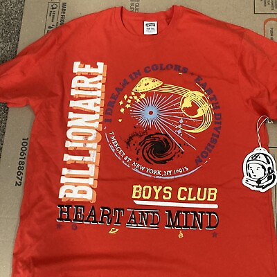 #ad Billionaire Boys Club Shirt Mens Size 2XL Red Heart And Mind Short Sleeve NEW $29.98