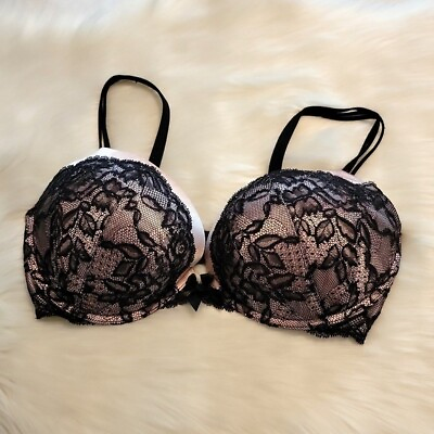 #ad Victoria Secret Very Sexy Plunge Lace Bra 38DD $14.95