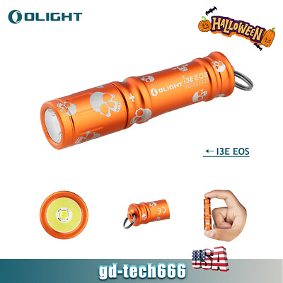 #ad Olight i3E EOS 90 Lumens Keychain Flashlight EDC Mini Light Orange Gift Compact $12.99
