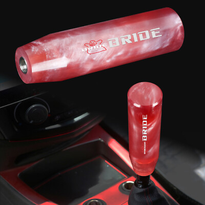 #ad BRIDE Pearl Red Long Stick Manual Car Gear Shift Knob Shifter Universal $21.88