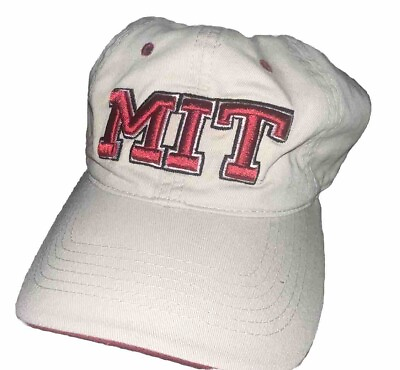 #ad MIT Engineering Y2K Beige Unisex Cap One Size Dad Hat Embroidered Adjustable $15.97