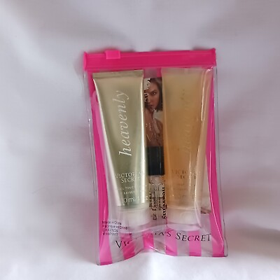 #ad #ad Victoria#x27;s Secret Heavenly Angel Wash Lotion Gift Set Mini Perfume Travel Size $8.75