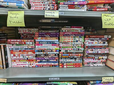 #ad Lot of 10 Manga Graphic Novels Tokyo Pop Anime English Random Mix $32.95