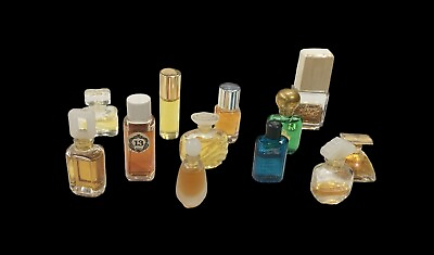 #ad VINTAGE Mini Perfumes And Colognes Polo Este Lauder Cool Water Set Of 11 $115.00
