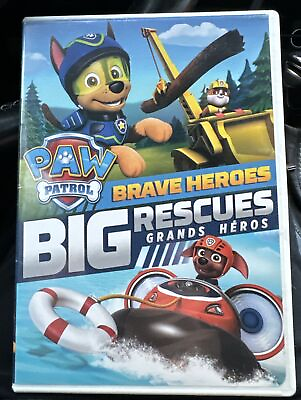 #ad PAW Patrol Brave Heroes Big Rescues DVD VERY GOOD Up Next Movies C $4.99