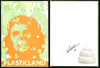 #ad Frank Kozik SIGNED AUTOGRAPHED Plasticland HC 1st Edition Print Mint Kidrobot $80.00
