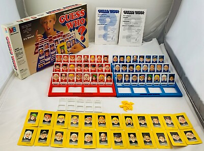 #ad 1987 Guess Who Game by Milton Bradley Complete in Very Good Condition FREE SHIP $39.99