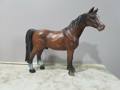 #ad Schleich Brown Arabian Gelding 13248 Horse Animal Figure 2000 Retired $12.00