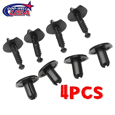 #ad 4PC Battery Cover Pin Clip Screw Cowl Retainer for Ford Mustang US 2015 2020 $6.89