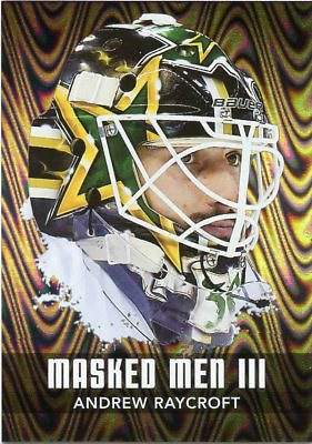 #ad 10 11 BETWEEN THE PIPES MASKED MEN III MASK SILVER #MM 02 ANDREW RAYCROFT *43748 $6.99