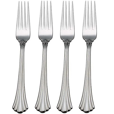 #ad Reed amp; Barton 1800 Stainless Steel Dinner Fork Set of Four $59.99
