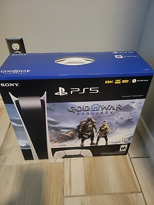 #ad Sony PS5 Digital Edition Console God of War Ragnarök Bundle White $485.00