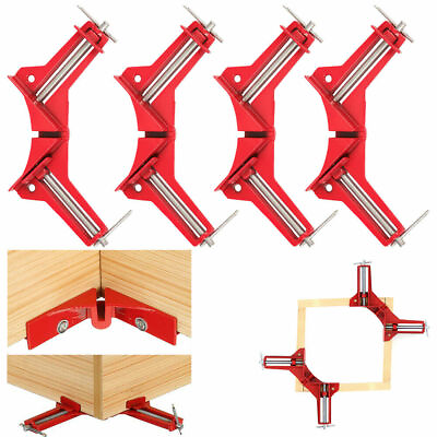 #ad 4X 90 Degree Right Angle Corner Clamp Woodworking Wood For Kreg Jigs Clamps Tool $15.95
