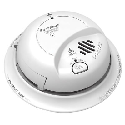 #ad First Alert SC9120B Hardwired Smoke amp; Carbon Monoxide Detector with Battery... $31.00