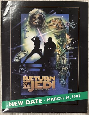 #ad RETURN OF THE JEDI: SPECIAL EDITION PRESS KIT MARCH 14 1997 20 Color Slides $31.69