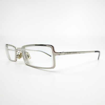 #ad Miu Miu Eyeglasses Frames VMU53D 1BC 1O1 Gray Rectangular 49 16 140 $174.99