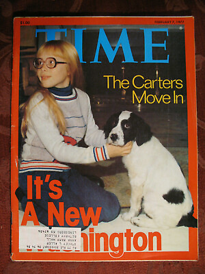 #ad TIME magazine February 7 1977 Feb 2 7 77 THE CARTERS MOVE IN $11.20