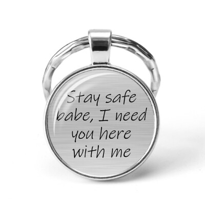 #ad Drive Stay Safe Keyring Love Couple Custom Engraved Girlfriend Gift Key Ring $4.95