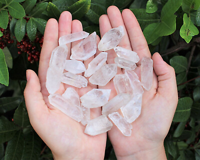Clear Quartz Crystal Points 1 2 lb Bulk Lot Natural Mineral Wand Specimen 8 oz $12.45