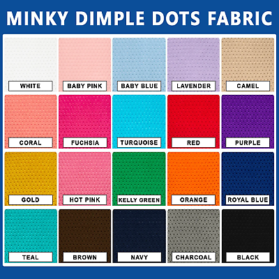 #ad Embossed Minky Dimple Dot Fabric 60quot; Wide Sold by the Yard amp; Bolt $139.50