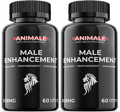 #ad Animale Male Pills Animale Male Vitality Support Supplement OFFICIAL 2 Pack $49.95