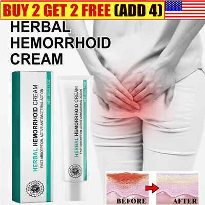 #ad NEW Wellian Hemorrhoid Cream Herbal Hemorrhoids Cream for Men and Women $1.99