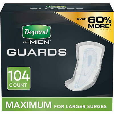 #ad Incontinence Guards Incontinence Pads for Men Bladder Control PadsMaximum104ct $30.19