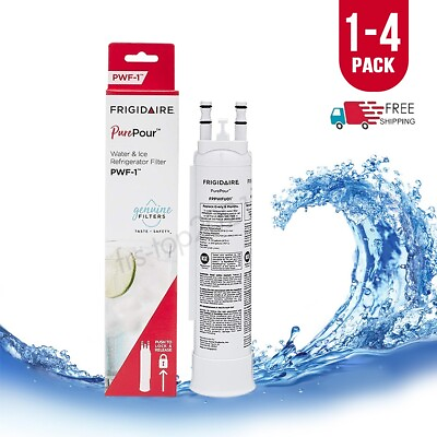 #ad 1 4 Pack Frigidaire PWF 1 FPPWFU01 Refrigerator PurePour Water amp;Ice Filter New $15.88