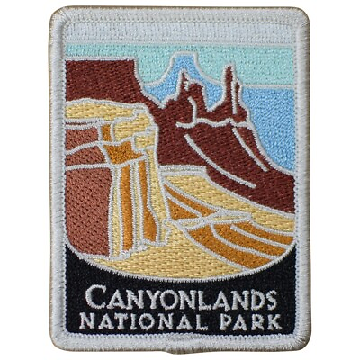 #ad Canyonlands National Park Patch Utah Traveler Series 3quot; Iron on $6.50
